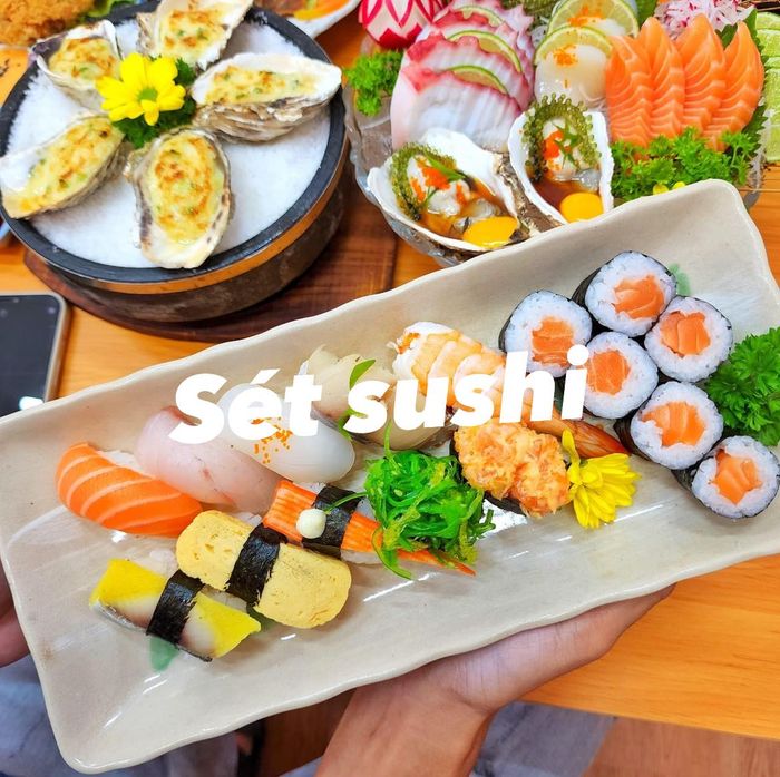 Hình ảnh sushi nghệ thuật tại Sushi SaChi
