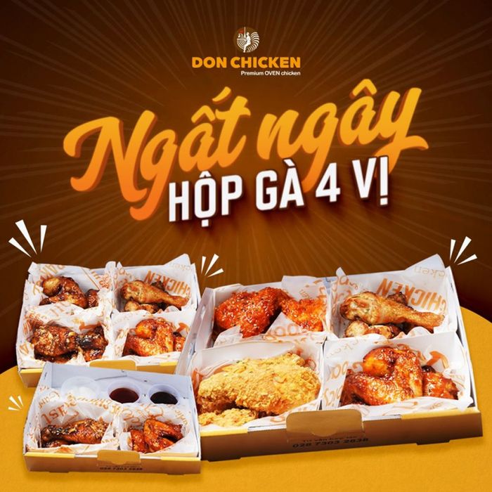 Không gian ấm cúng tại Don Chicken