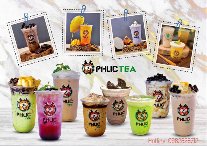 Hình ảnh không gian hiện đại tại Phúc Tea Vĩnh Long