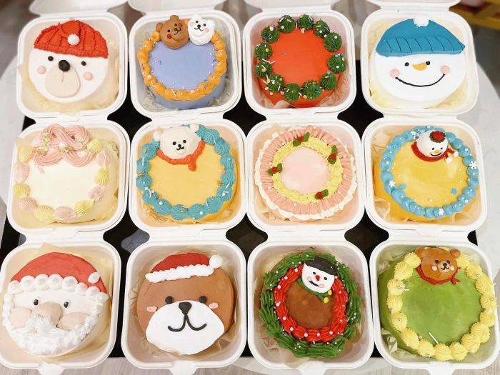 Bộ sưu tập bánh kem Bento đáng yêu tại Ngọt Bakery