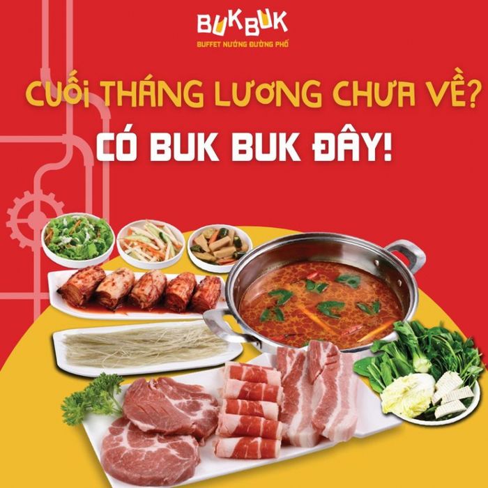 Hình ảnh trải nghiệm ẩm thực tại Buk Buk