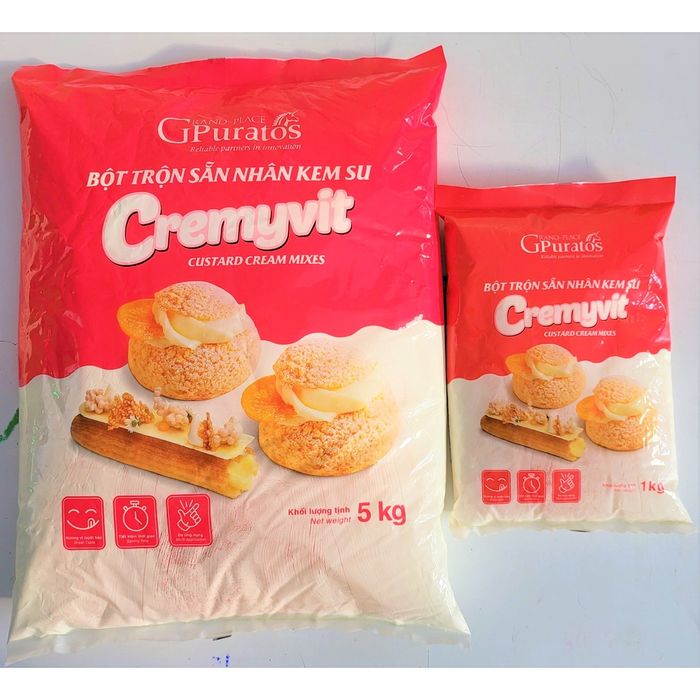 Hình ảnh bột nhân kem su Creamy Vit Puratos - Nguyên liệu vàng từ Bỉ