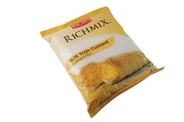 Hình ảnh bột nhân su kem Rich - Custard vàng thơm chuẩn vị