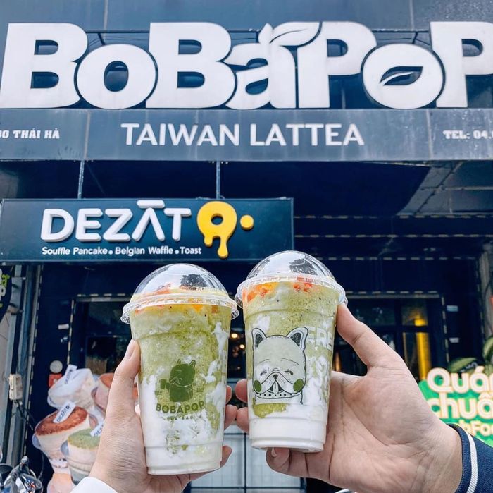 Những món trà sữa đặc trưng tại Bobapop Vĩnh Long