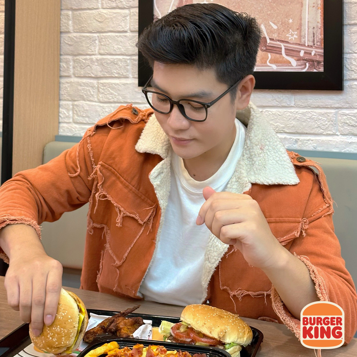 Hình ảnh burger và gà rán Burger King hấp dẫn