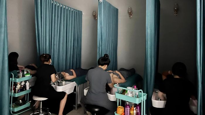 Hình ảnh liệu trình gội đầu thư giãn tại Anna Spa