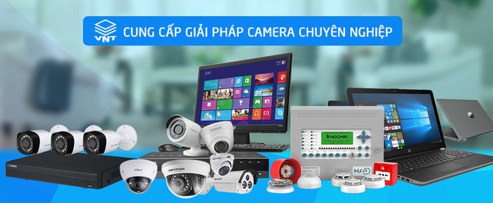 Hình ảnh thực tế thi công hệ thống camera của VNT