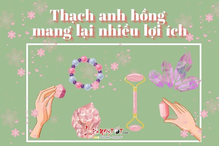 Tác dụng của đá thạch anh hồng
