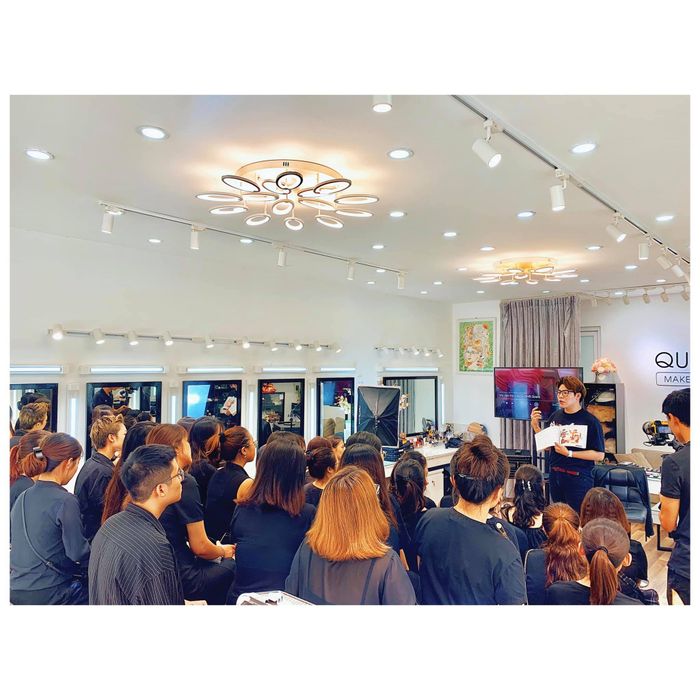 Không gian đào tạo hiện đại tại Quanbee Make-Up Academy