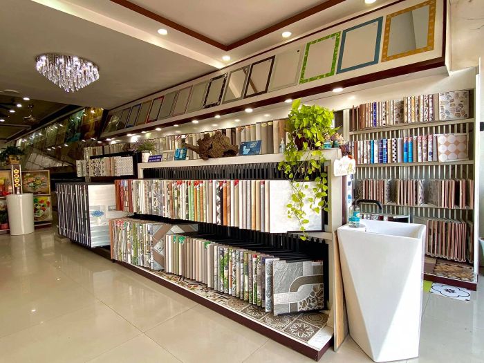 Hình ảnh showroom VLXD Thống Nhất