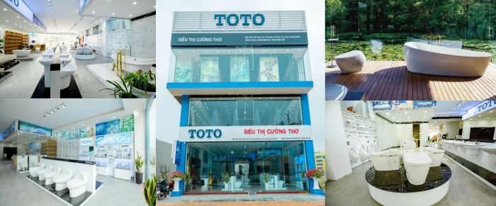 Không gian trưng bày hiện đại tại Siêu Thị Cường Thơ