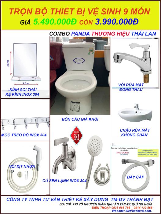 Bộ sưu tập thiết bị vệ sinh cao cấp tại An Vinh Home