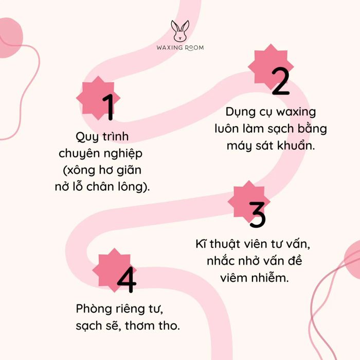 Quy trình waxing chuyên nghiệp tại Waxing Room
