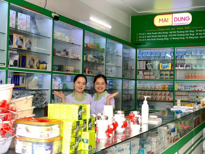 Không gian phục vụ chuyên nghiệp tại Nhà Thuốc Mai Dung