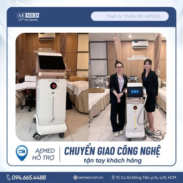 Hình ảnh ấn tượng về thiết bị spa từ AEMED Group