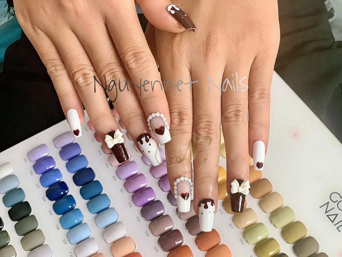 Không gian học tập tại Nails Nguyễn Nết