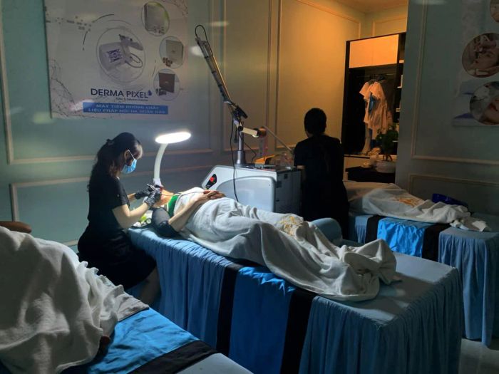 Không gian chăm sóc da cao cấp tại Kim Spa-Clinic