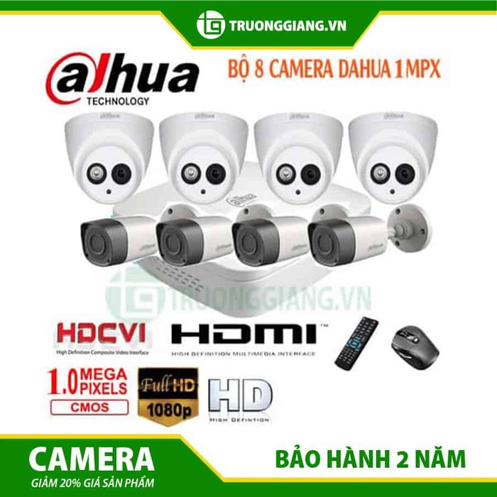 Hình ảnh 3 minh họa hệ thống camera quan sát chất lượng cao được Trường Giang Computer triển khai cho khách hàng