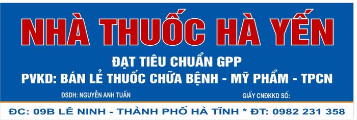 Không gian hiện đại và chuyên nghiệp tại Nhà Thuốc Hà Yến