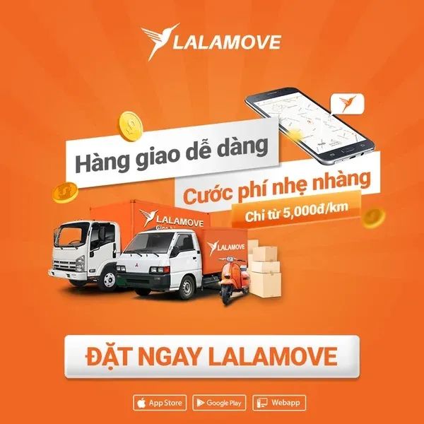 Hình ảnh ấn tượng về Lalamove - Biểu tượng giao hàng tốc độ
