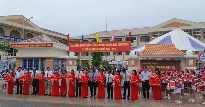 Khám phá hình ảnh đầu tiên về Trường THCS Nguyễn Trãi - ngôi trường với kiến trúc hiện đại và môi trường giáo dục chất lượng