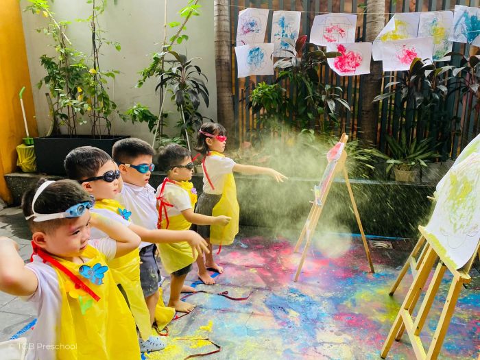 Khu vui chơi sáng tạo cho trẻ tại TGB Preschool