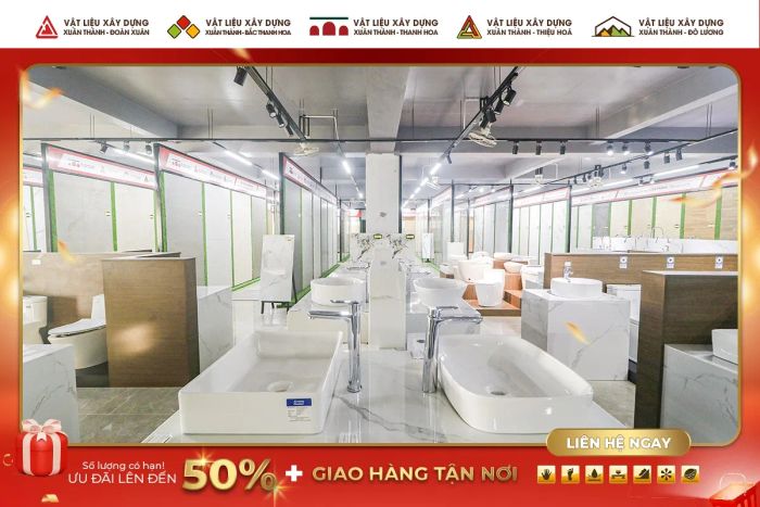 Không gian trưng bày sản phẩm tại Xuân Thành