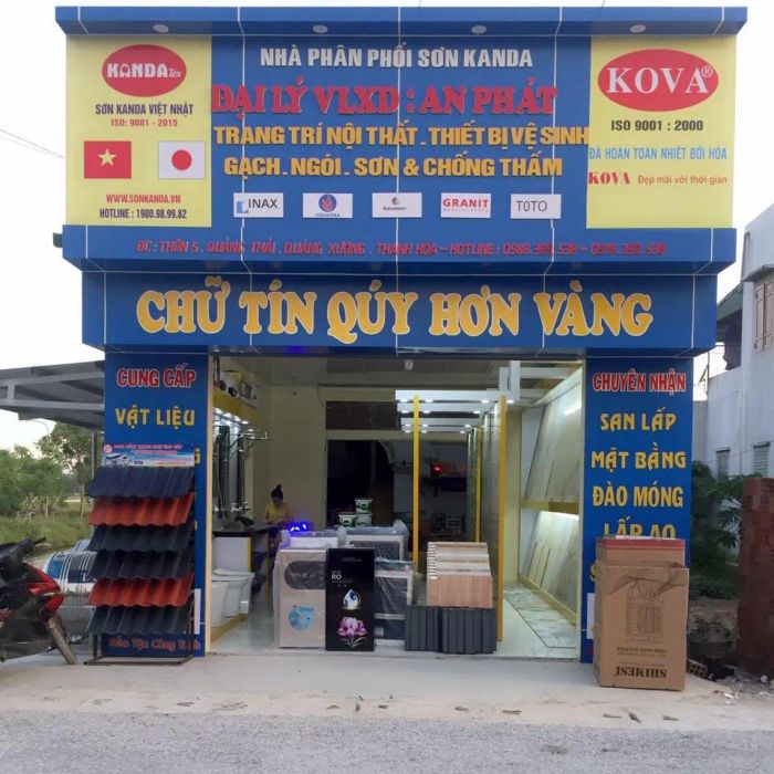 Hình ảnh showroom VLXD An Phát tại Thanh Hóa