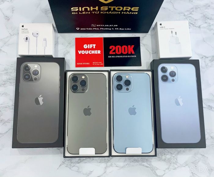 Sinh Store Bạc Liêu ảnh 2 - Góc nhìn ấn tượng về bộ sưu tập iPhone đa dạng