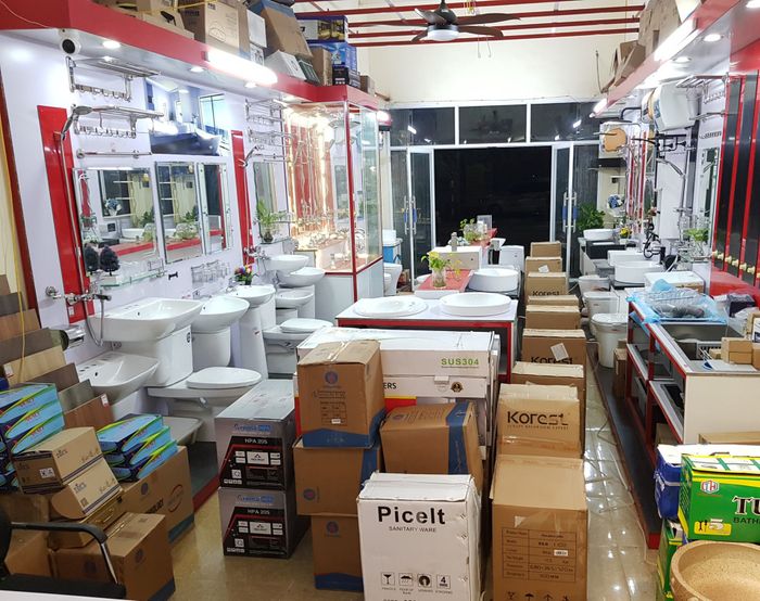 Hình ảnh thi công thực tế sử dụng vật liệu Thành Hường