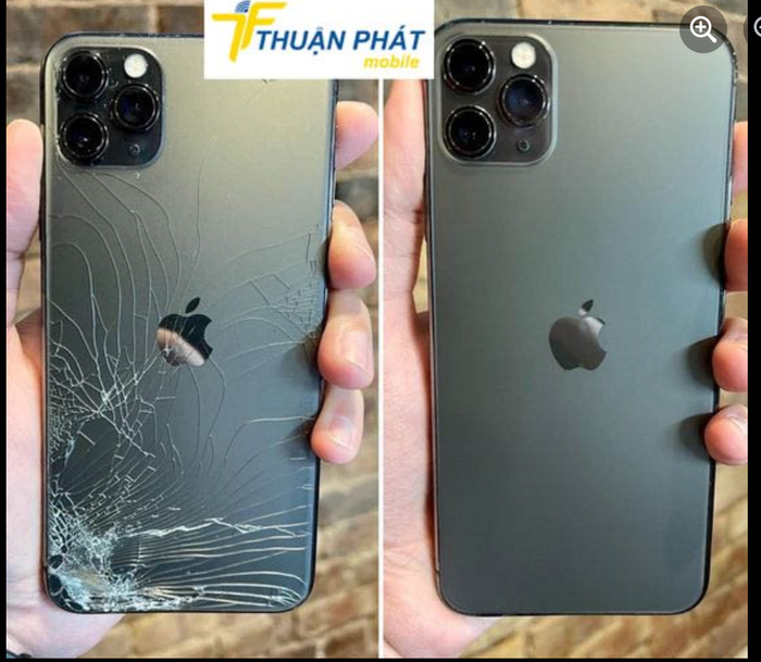 Hình ảnh khách hàng đang trải nghiệm dịch vụ sửa chữa tại Thuận Phát Mobile - không gian hiện đại với quy trình minh bạch