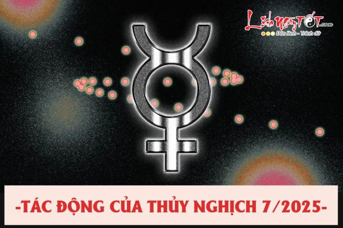 Tac dong cua sao Thuy nghich hanh tai Su Tu tu thang 7/2025