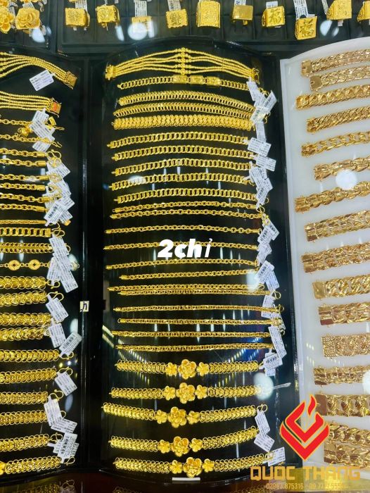 Bộ sưu tập trang sức độc đáo tại Tiệm Vàng Quốc Thắng