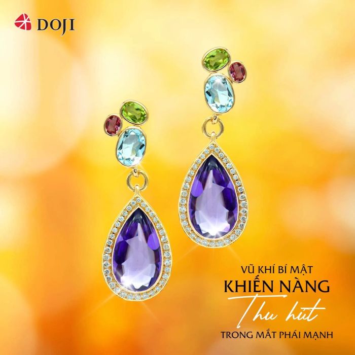 Bộ sưu tập kim cương và đá quý cao cấp tại DOJI An Giang