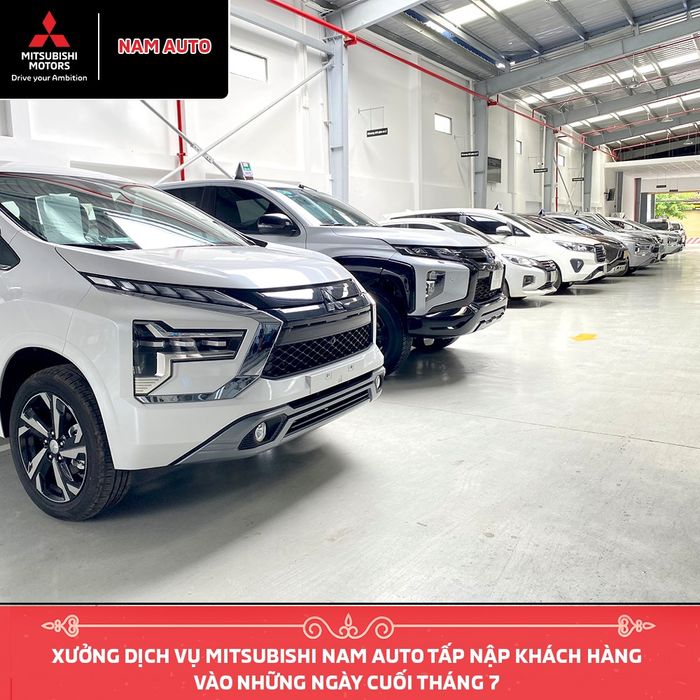 Xưởng dịch vụ đạt chuẩn toàn cầu tại Mitsubishi Nam Auto