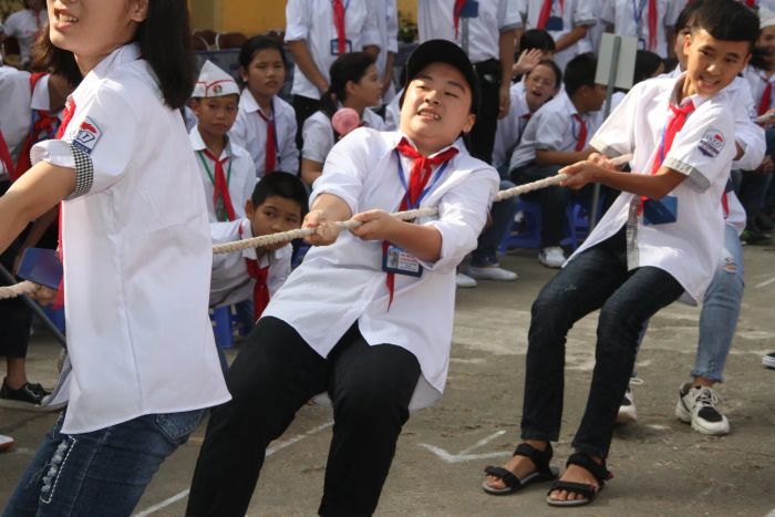 Hình ảnh ấn tượng về ngôi trường THCS Duyên Thái