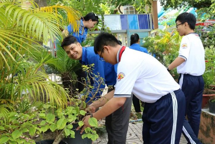 Không gian học tập hiện đại tại THCS Nguyễn Văn Linh
