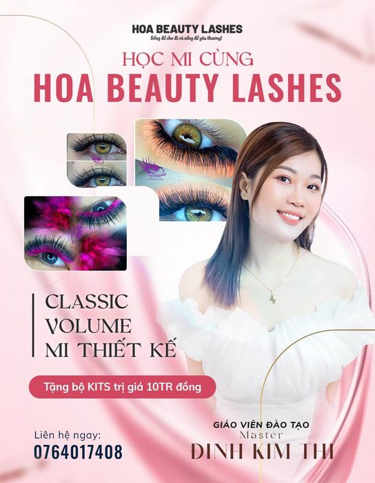 Không gian đào tạo hiện đại tại Hoa Beauty Lashes