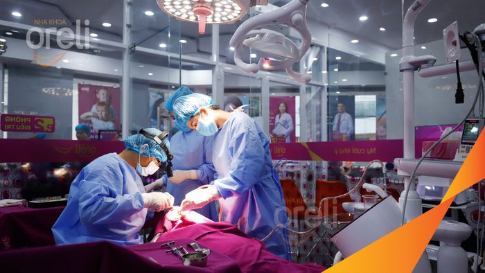 Không gian phòng khám hiện đại tại Nha Khoa Oreli