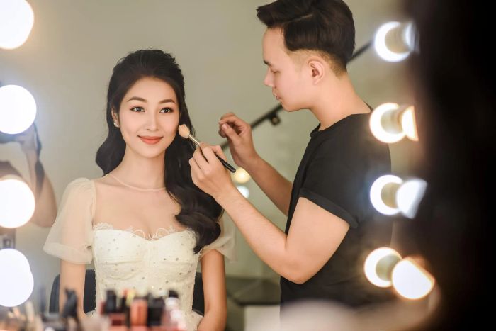 Tuyệt tác trang điểm cô dâu từ bàn tay phù thủy Thịnh Nguyễn