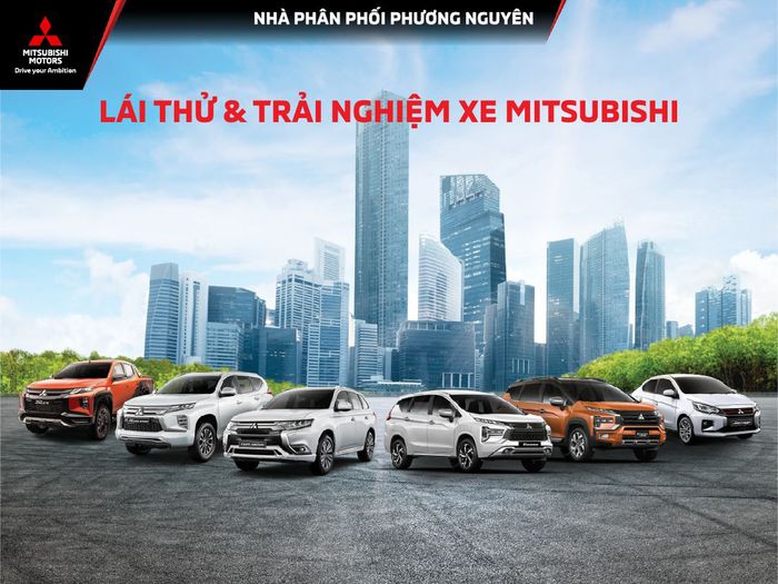 Không gian trưng bày đẳng cấp tại Mitsubishi Phương Nguyên