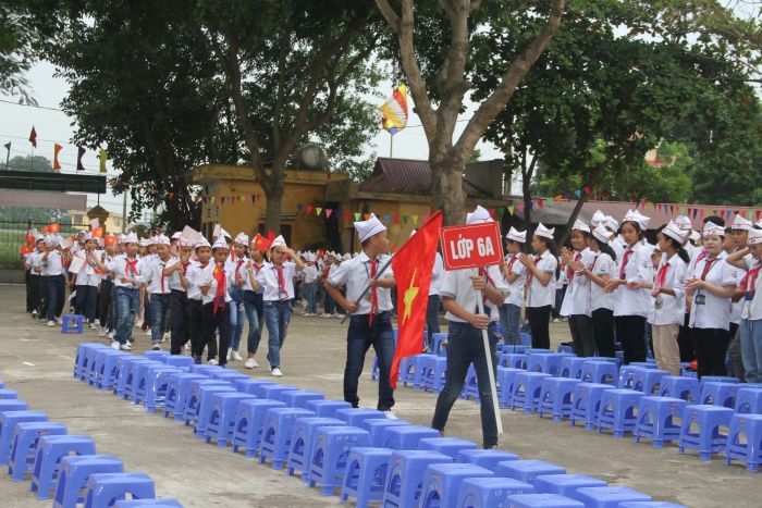 Khung cảnh sư phạm đầy cảm hứng của THCS Duyên Thái