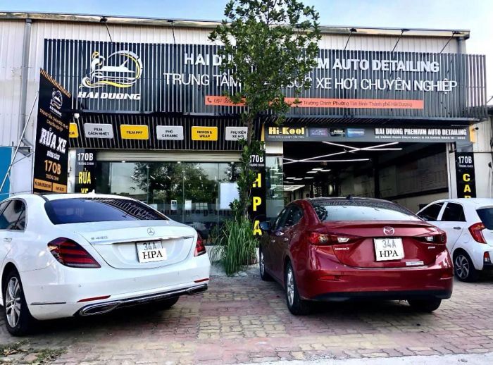 Hình ảnh thực tế sống động từ không gian làm việc chuyên nghiệp tại Hai Duong Premium Auto Detailing