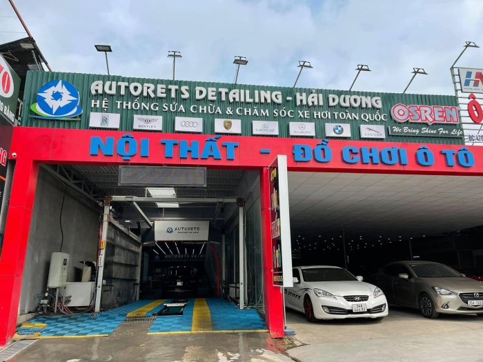 Hình ảnh thực tế sống động về quy trình chăm sóc xe chuyên nghiệp tại Autorets Detailing Hải Dương