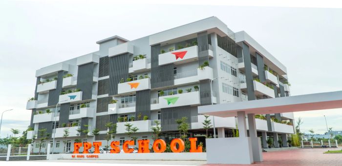 Hình ảnh khuôn viên Trường Tiểu học và THCS FPT Đà Nẵng