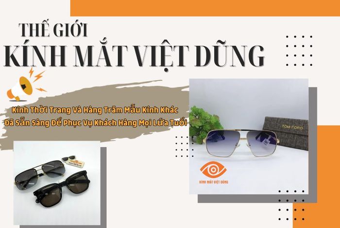 Hình ảnh không gian sang trọng tại Kính Mắt Việt Dũng