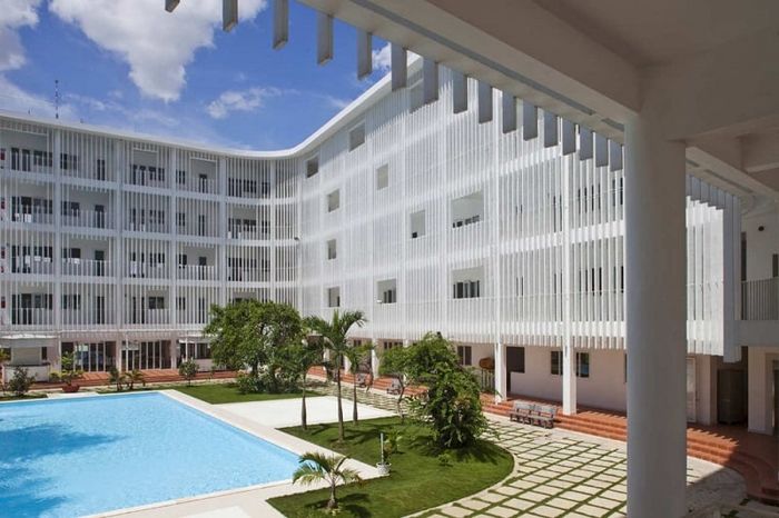 Kiến trúc độc đáo của Trường TH - THCS - THPT Phan Chu Trinh