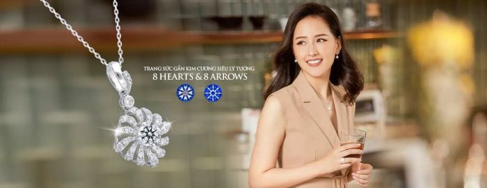 Không gian trưng bày đẳng cấp tại DOJI An Giang