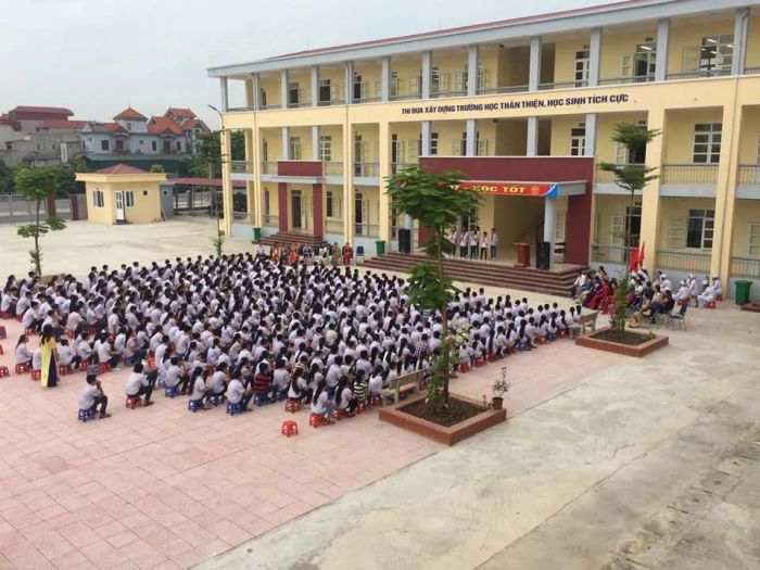 Giờ học sáng tạo tại THCS Tự Nhiên