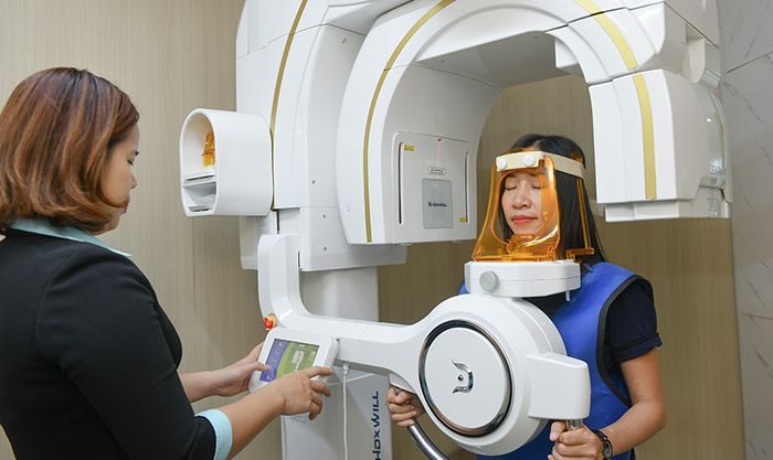 Hình ảnh hệ thống máy chụp X-quang CT Cone Beam 3D hiện đại